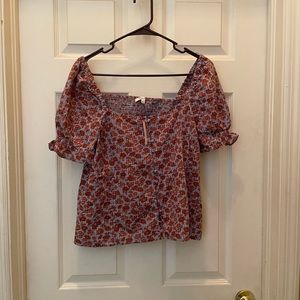 Madewell size 6 flawed top